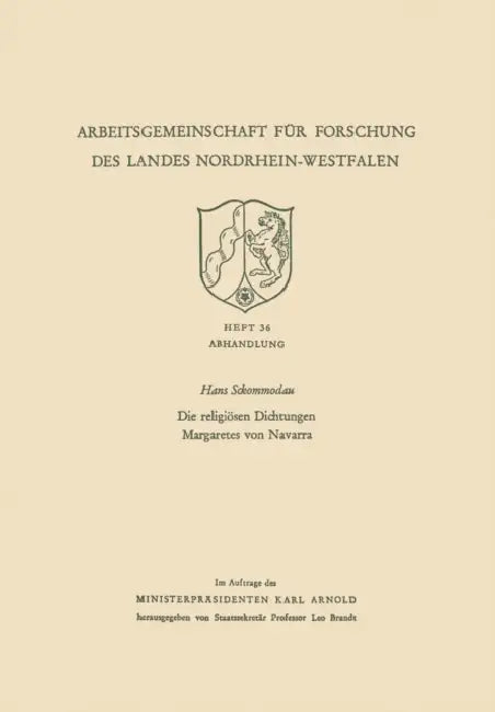 Buy Die Religiösen Dichtungen Margaretes Von Navarra (English, Hans Sckommodau) — BookShops.in