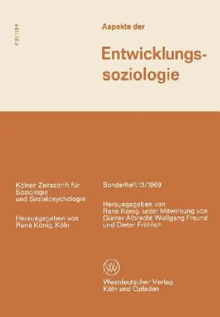 Buy Aspekte Der Entwicklungssoziologie (English, Réné König) — BookShops.in