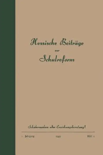 Buy Schülerauslese Oder Erziehungsberatung? (English, Otto Menne) — BookShops.in
