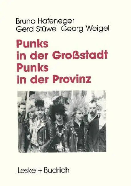 Buy Punks in Der Großstadt -- Punks in Der Provinz (English, Benno Hafeneger) — BookShops.in