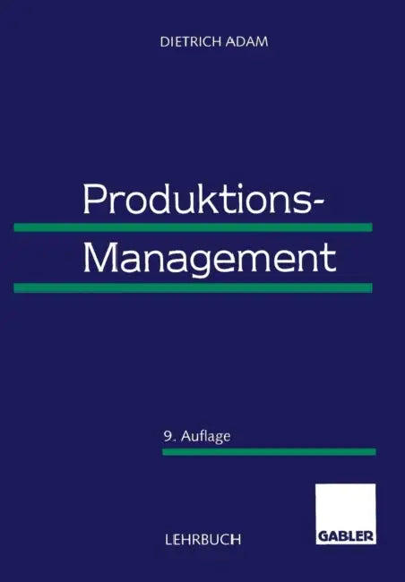 Produktions-Management (English, Dietrich Adam)