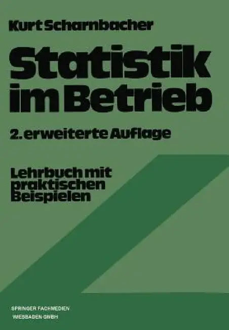 Statistik Im Betrieb (English, Kurt Scharnbacher)