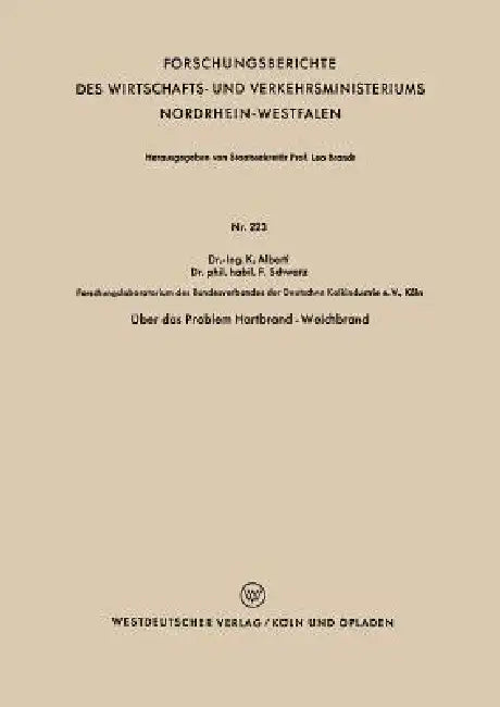 Buy Über Das Problem Hartbrand - Weichbrand (English, Kurt Alberti) — BookShops.in
