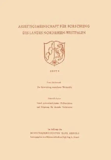 Buy Zur Entwicklung Warmfester Werkstoffe. Stand Spektralanalytischer Prüfverfahren Und Folgerung Für De (English, Franz Bollenrath) — BookShops.in