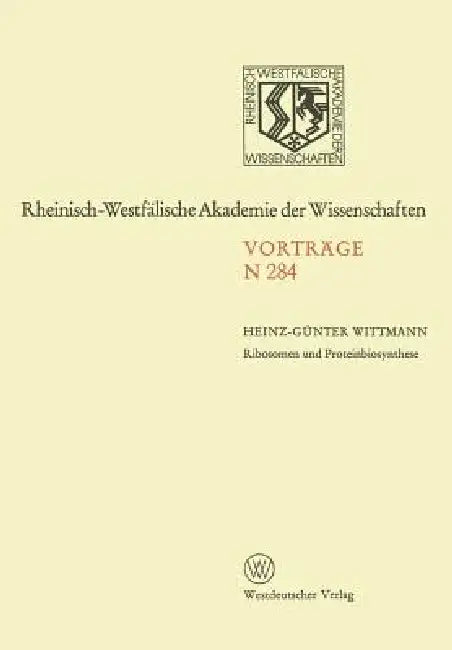 Buy Ribosomen Und Proteinbiosynthese (English, Heinz-Günter Wittmann) — BookShops.in