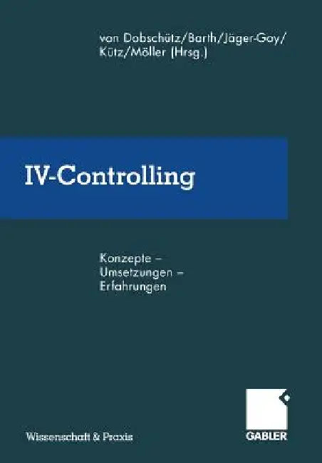 Buy IV-Controlling (English, Leonhard Von Dobschütz | Manfred Barth | Heidi Jäger-Goy) — BookShops.in