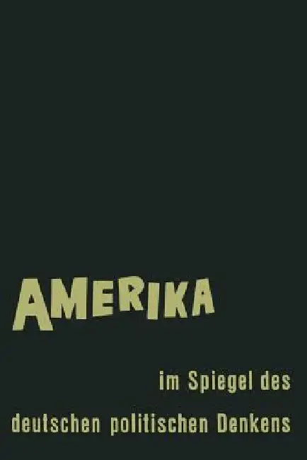 Buy Amerika Im Spiegel Des Deutschen Politischen Denkens (English, Ernst Fraenkel) — BookShops.in