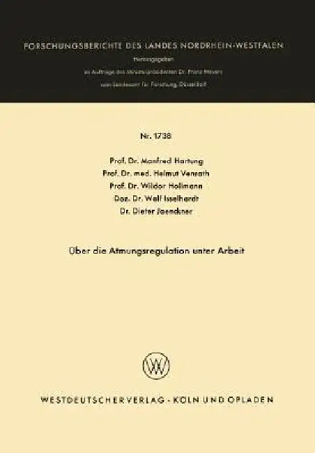 Buy Über Die Atmungsregulation Unter Arbeit (English, Manfred Hartung) — BookShops.in