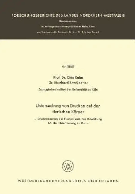 Buy Untersuchungen Von Drucken Auf Den Tierischen Körper (English, Otto Kuhn) — BookShops.in