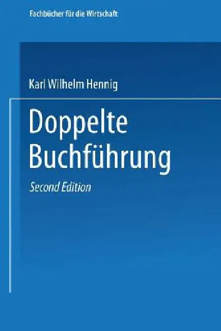 Buy Doppelte Buchführung (English, Karl Wilhelm Hennig) — BookShops.in