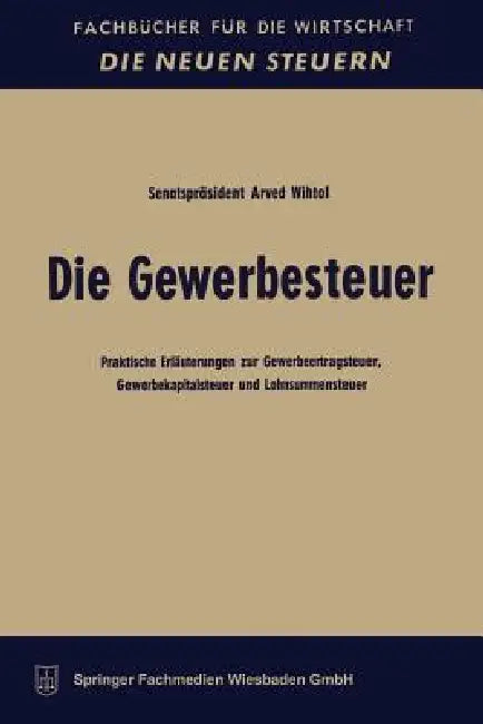 Buy Die Gewerbesteuer (English, Arved Wihtol) — BookShops.in