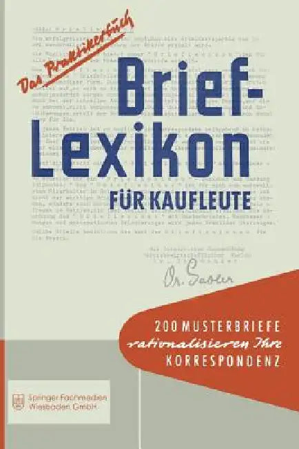Buy Brief-Lexikon Für Kaufleute (English, Betriebswirtschafts-Magazin) — BookShops.in