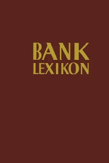 Buy Bank-Lexikon (English, Gerhard Müller | Josef Löffelholz) — BookShops.in