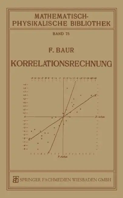 Buy Korrelationsrechnung (English, Franz Baur) — BookShops.in