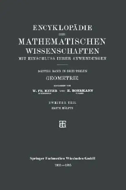 Buy Geometrie (English, H. Mohrmann | W. Fr Meyer) — BookShops.in