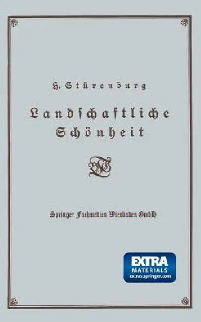 Buy Landschaftliche Schönheit (English, Heinrich Stürenburg) — BookShops.in