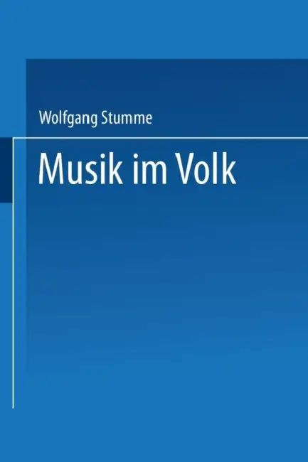 Buy Musik Im Volk (English, Wolfgang Stumme) — BookShops.in