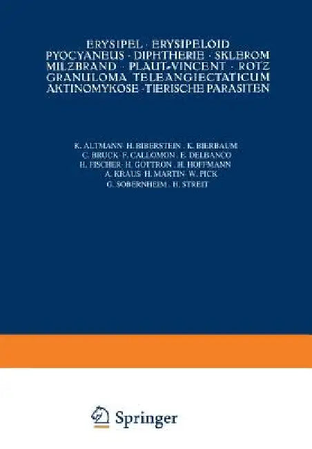 Buy Erysipel - Erysipeloid Pyocyaneus - Diphtherie - Sklerom Milƶbrand - Plaut-Vincent - Rotƶ (English, Kenneth A. Loparo) — BookShops.in