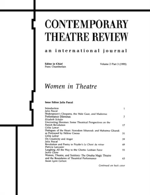 Women in Theatre 2#3 (English, Julia Pascal)