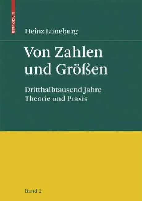 Von Zahlen Und Größen (English, Heinz Lüneburg)