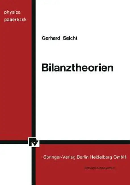 Buy Bilanztheorien (English, G. Seicht) — BookShops.in