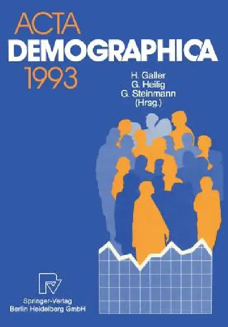 Buy ACTA Demographica 1993 (English, Heinz Galler | Gerhard Heilig | Gunter Steinmann) — BookShops.in
