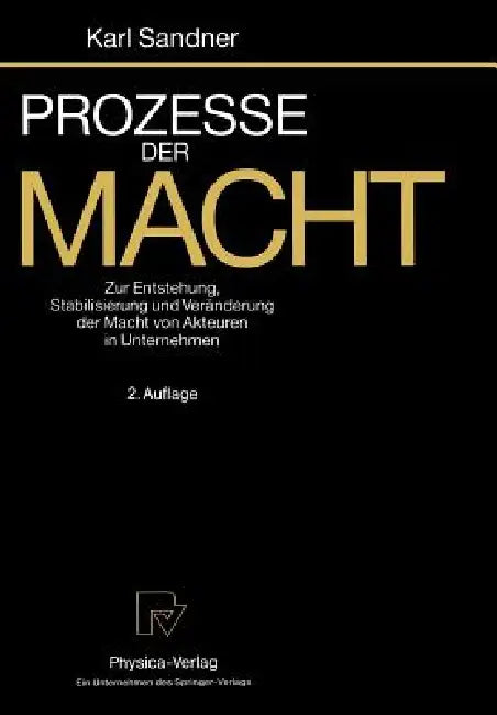 Buy Prozesse Der Macht (English, Karl Sandner) — BookShops.in