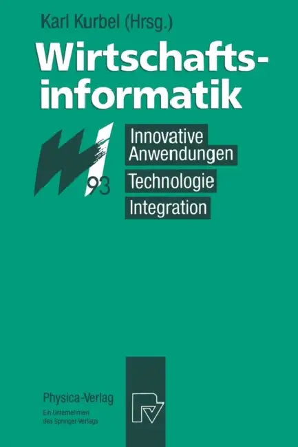 Buy Wirtschaftsinformatik ′93 (English, Karl Kurbel) — BookShops.in