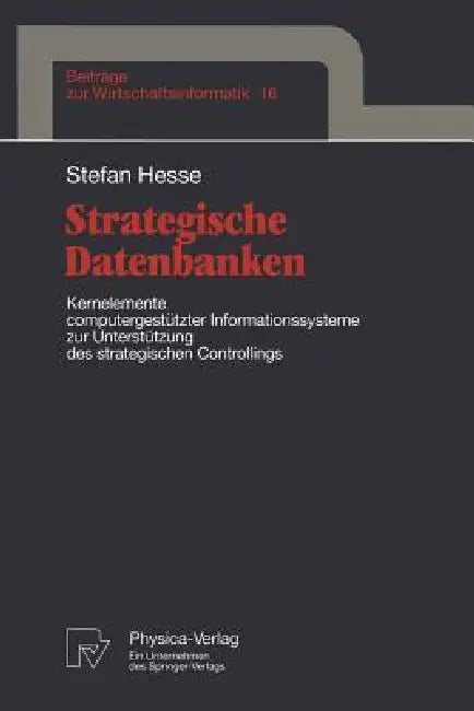 Strategische Datenbanken (English, Stefan Hesse)