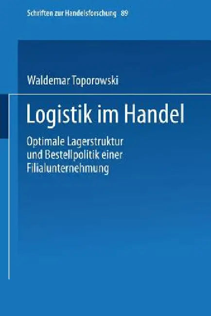 Buy Logistik Im Handel (English, Waldemar Toporowski) — BookShops.in