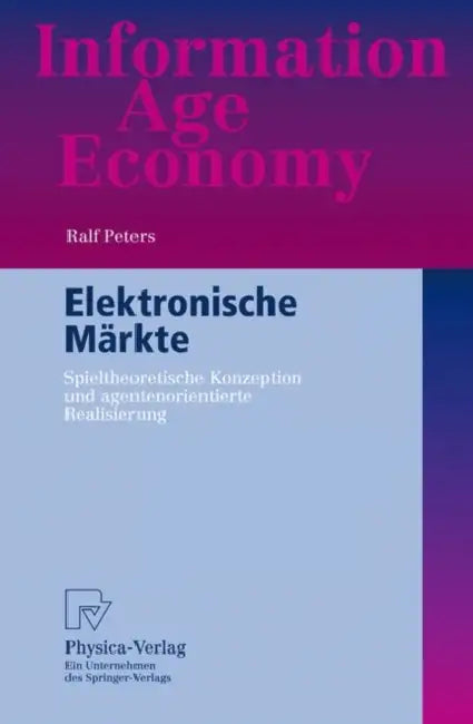 Buy Elektronische Märkte (English, Ralf Peters) — BookShops.in