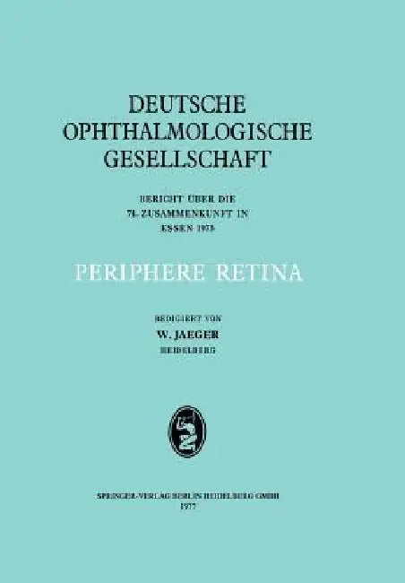 Buy Periphere Retina (English, W. Jaeger) — BookShops.in
