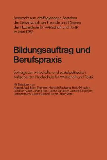 Buy Bildungsauftrag Und Berufspraxis (English, Norbert Aust) — BookShops.in