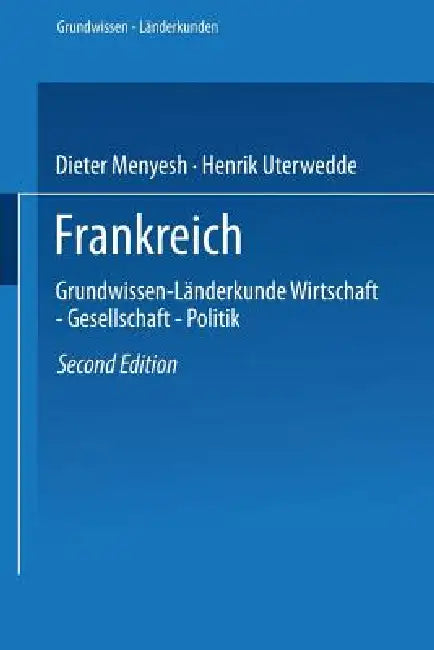 Buy Frankreich (English, Dieter Menyesch | Henrik Uterwedde) — BookShops.in