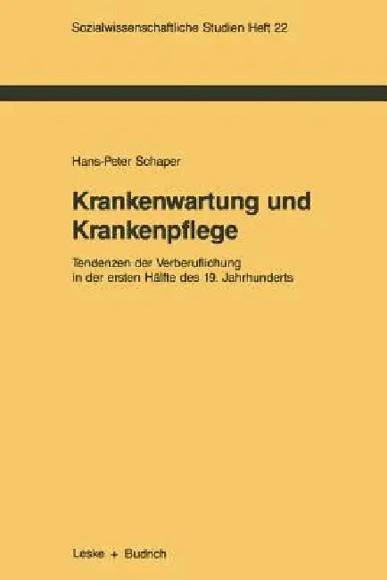 Buy Krankenwartung Und Krankenpflege (English, Hans-Peter Schaper) — BookShops.in