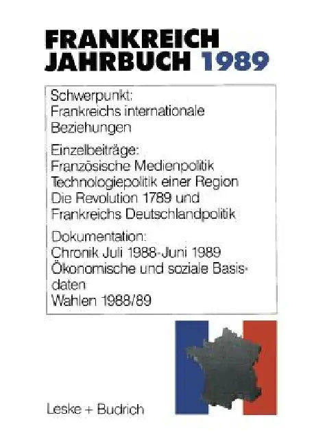 Buy Frankreich-Jahrbuch 1989 (English, Deutsch-Französisches Institut) — BookShops.in