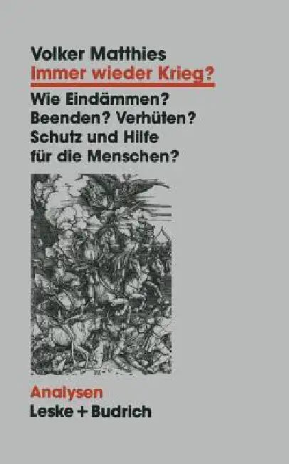 Buy Immer Wieder Krieg? (English, Volker Matthies) — BookShops.in
