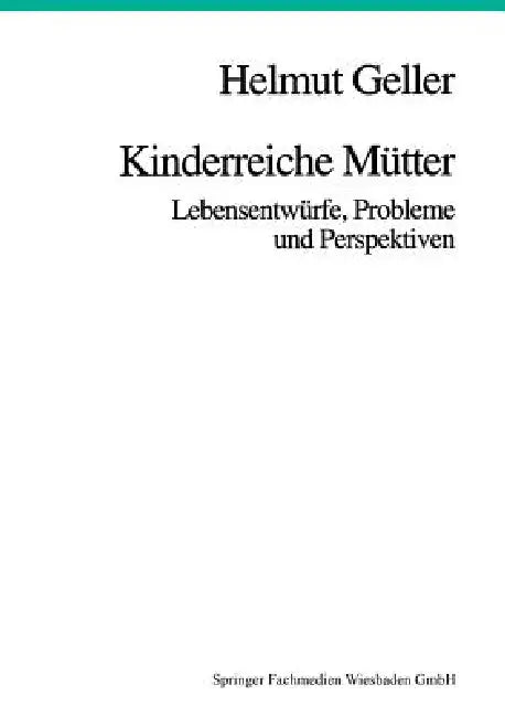 Buy Kinderreiche Mütter (English, Helmut Geller) — BookShops.in