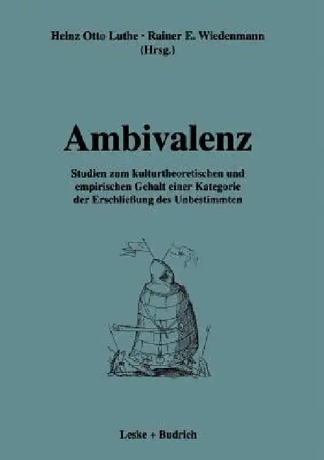 Buy Ambivalenz (English, Heinz Otto Luthe | Rainer Wiedenmann) — BookShops.in