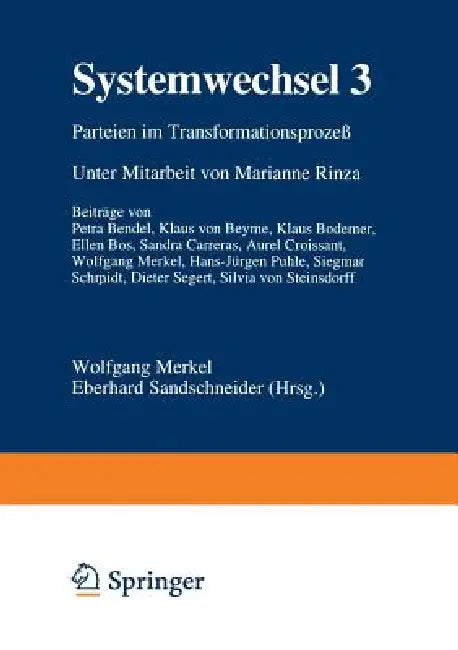 Buy Systemwechsel 3 (English, Wolfgang Merkel | Eberhard Sandschneider) — BookShops.in