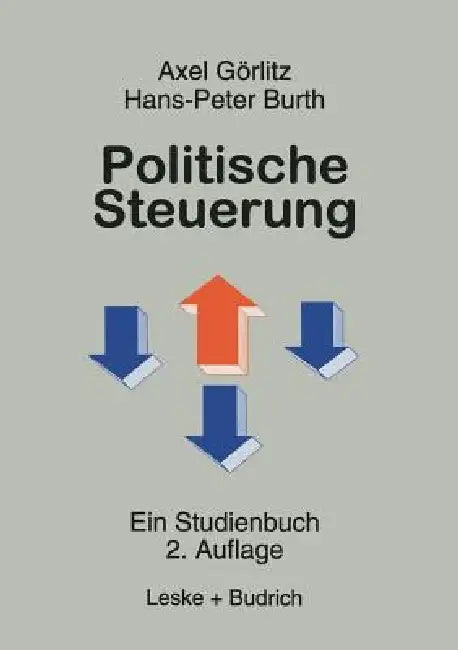 Buy Politische Steuerung (English, Axel Goerlitz | Hans-Peter Burth) — BookShops.in