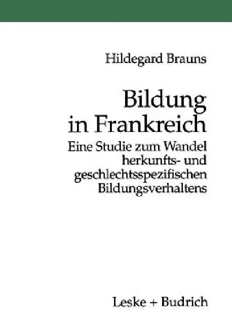 Buy Bildung in Frankreich (English, Hildegard Brauns) — BookShops.in