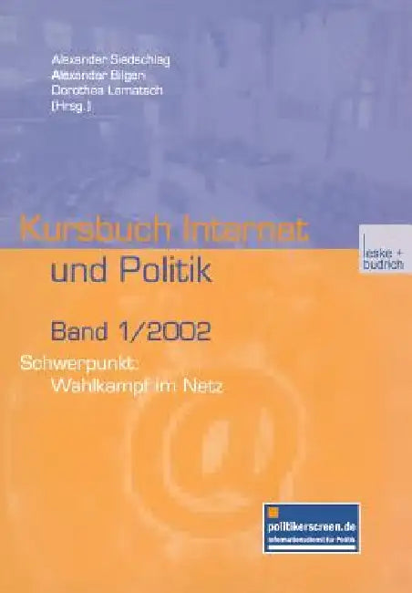 Schwerpunkt (English, Alexander Siedschlag | Alexander Bilgeri | Dorothea Lamatsch)