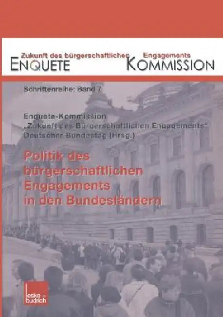 Buy Politik Des Bürgerschaftlichen Engagements in Den Bundesländern (English, Enquete Kommission) — BookShops.in