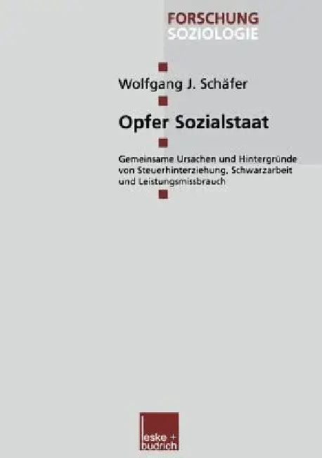 Buy Opfer Sozialstaat (English, Wolfgang J. Schäfer) — BookShops.in