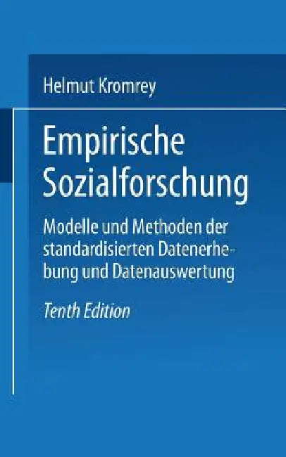 Buy Empirische Sozialforschung (English, Helmut Kromrey) — BookShops.in