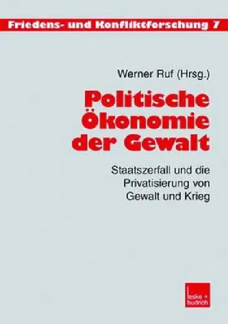 Buy Politische Ökonomie Der Gewalt (English, Werner Ruf) — BookShops.in