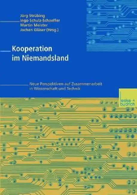 Kooperation Im Niemandsland (English, Jörg Strübing | Ingo Schulz-Schaeffer | Martin Meister)