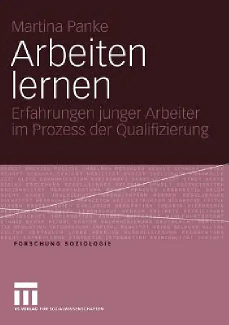 Arbeiten Lernen (English, Martina Panke)