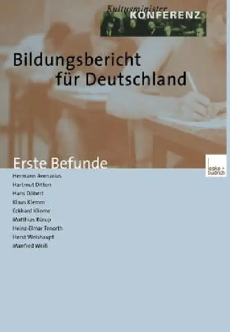 Buy Bildungsbericht Für Deutschland (English, Hermann Avenarius | Hartmut Ditton | Hans Döbert) — BookShops.in